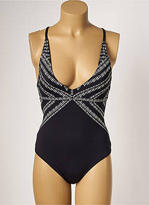 Costum de baie dintr-o singură piesă negru BORABORA femeie