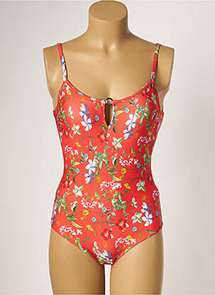 Costum de baie dintr-o singură piesă roșu TESSY femeie