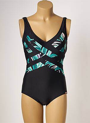 Costum de baie dintr-o singură piesă elasticitate top sutien modelat negru YSABEL MORA femeie