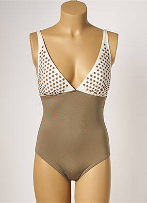 Costum de baie dintr-o singură piesă verde TESSY femeie