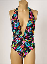 Costum de baie dintr-o singură piesă top triunghiuri top triunghiuri negru SUN PROJECT femeie
