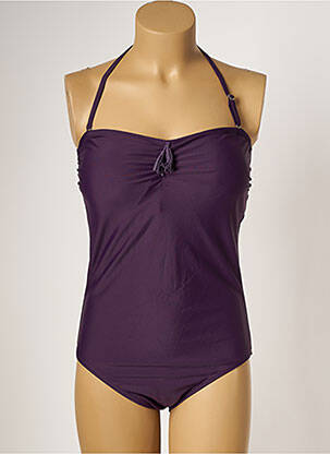 Costum de baie dintr-o singură piesă bretele elastice detașabile top sutien modelat violet DAG ADOM femeie