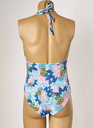 Costum de baie dintr-o singură piesă elasticitate top sutien modelat albastru MOONTIDE femeie