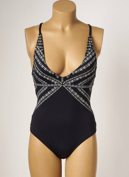 Costum de baie dintr-o singură piesă negru BORABORA femeie