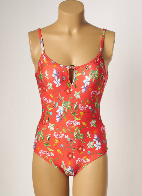 Costum de baie dintr-o singură piesă roșu TESSY femeie