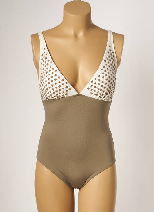 Costum de baie dintr-o singură piesă verde TESSY femeie