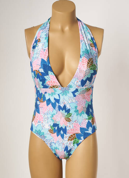 Costum de baie dintr-o singură piesă albastru MOONTIDE femeie