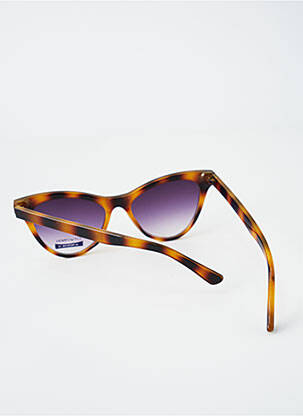 Ochelari de soare broderie cu nituri maro CITY VISION EYEWEAR femeie