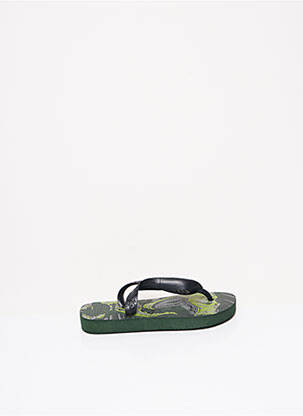 Șlapi vârf deschis platformă verde HAVAIANAS băiat