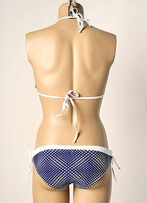 Costum de baie din două piese elasticitate top sutien modelat albastru LITTLE MARCEL femeie
