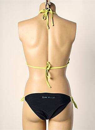 Costum de baie din două piese elasticitate top triunghiuri negru LITTLE MARCEL femeie