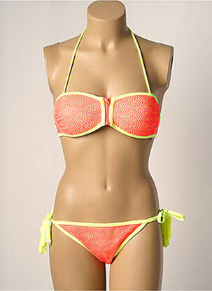 Costum de baie din două piese portocaliu DAG ADOM femeie