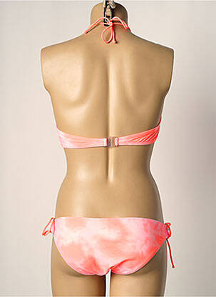 Costum de baie din două piese elasticitate top sutien modelat roz FREEGUN femeie