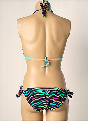 Costum de baie din două piese elasticitate top sutien modelat verde FREEGUN femeie