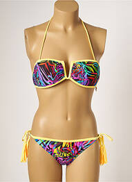 Costum de baie din două piese elasticitate top sutien modelat violet DAG ADOM femeie