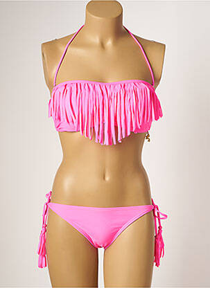Costum de baie din două piese roz DAG ADOM femeie