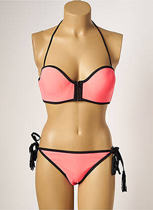 Costum de baie din două piese roz DAG ADOM femeie