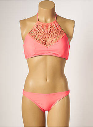 Costum de baie din două piese elasticitate top sutien modelat roz DAG ADOM femeie