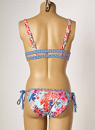 Costum de baie din două piese elasticitate top sutien modelat albastru PIHA femeie