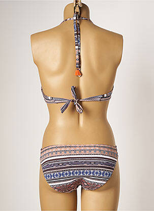 Costum de baie din două piese elasticitate top sutien modelat albastru PIHA femeie