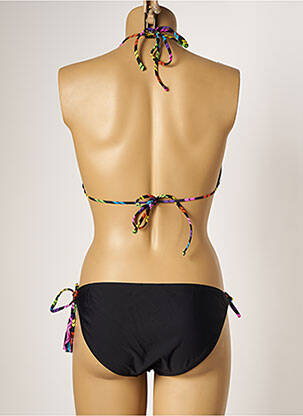Costum de baie din două piese elasticitate top triunghiuri negru LITTLE MARCEL femeie
