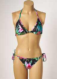 Costum de baie din două piese elasticitate top triunghiuri violet DAG ADOM femeie