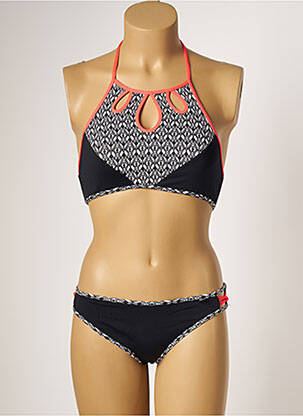 Costum de baie din două piese elasticitate negru SALÉE femme