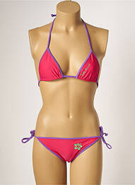 Costum de baie din două piese elasticitate roz LITTLE MARCEL fille