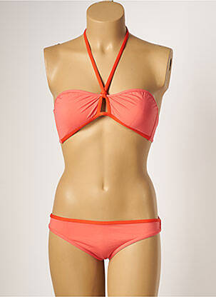 Costum de baie din două piese elasticitate top sutien modelat portocalie HISTOIRE DE PLAGE femeie