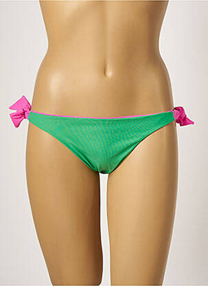 Chiloți de baie reversibil bikini verde MOONTIDE femeie