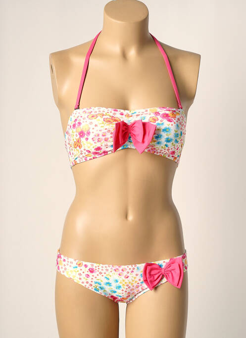 Costum de baie din două piese roz PRINCESS K femeie