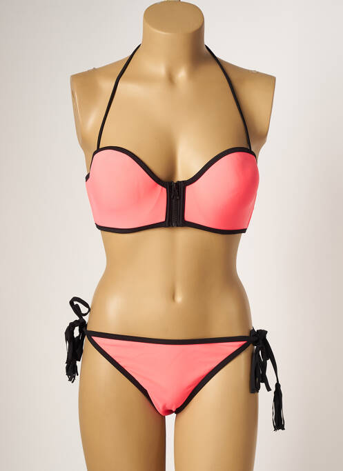 Costum de baie din două piese roz DAG ADOM femeie