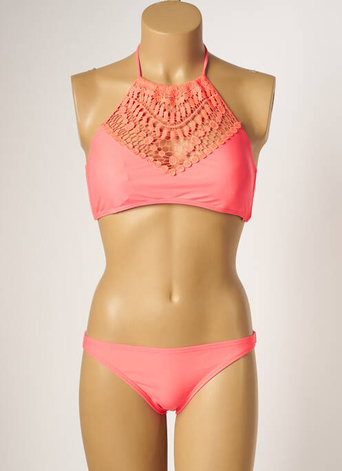 Costum de baie din două piese roz DAG ADOM femeie