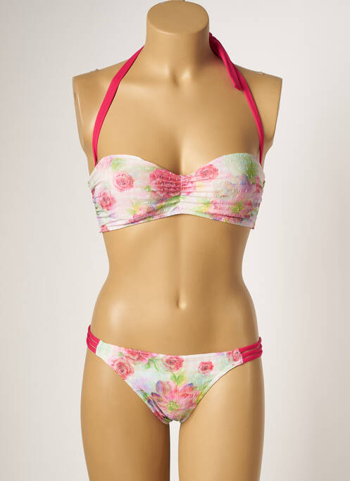 Costum de baie din două piese roz KIWI femeie