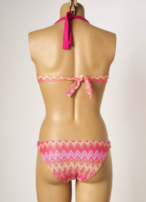 Costum de baie din două piese roz KIWI femeie