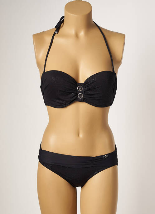 Costum de baie din două piese negru LPB femeie