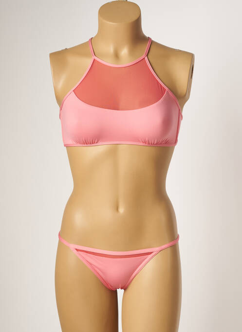 Costum de baie din două piese roz KIWI femeie