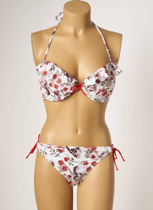 Costum de baie din două piese roșu PRINCESS K femeie