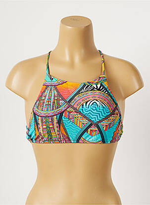 Sutien de costum de baie elasticitate top sutien modelat albastru RIO DE SOL femeie