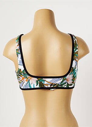 Sutien de costum de baie elasticitate top sutien modelat albastru MOONTIDE femeie