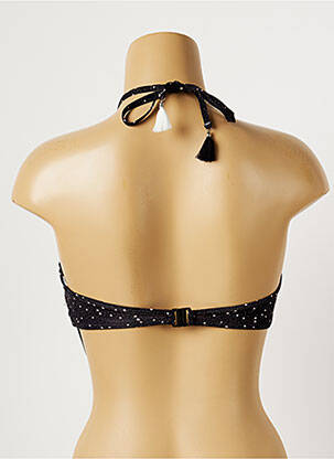 Sutien de costum de baie elasticitate top sutien modelat negru PIHA femeie