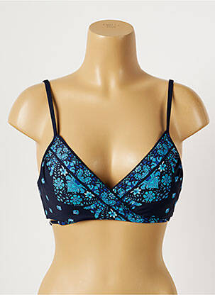 Sutien de costum de baie elasticitate top sutien push-up albastru SEAFOLLY femeie