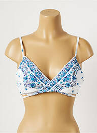 Sutien de costum de baie elasticitate top sutien push-up albastru SEAFOLLY femeie
