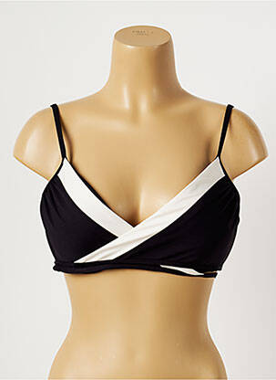 Sutien de costum de baie elasticitate top sutien push-up negru SEAFOLLY femeie