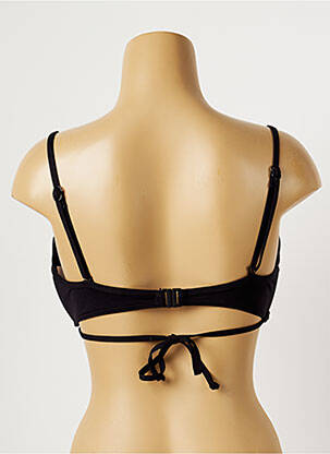 Sutien de costum de baie elasticitate top sutien push-up negru SEAFOLLY femeie