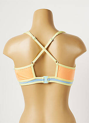 Sutien de costum de baie elasticitate top sutien modelat galben PIHA femeie