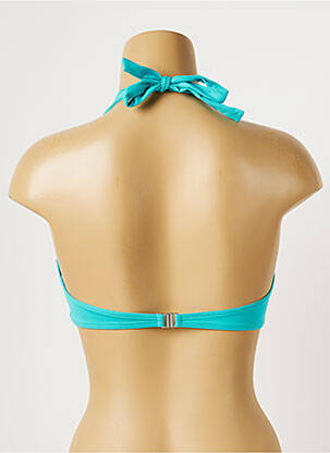 Sutien de costum de baie elasticitate top sutien push-up albastru KIWI femeie