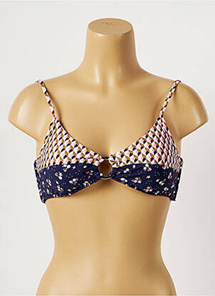 Sutien de costum de baie elasticitate top sutien modelat albastru SEAFOLLY femeie