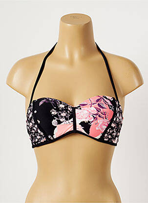 Sutien de costum de baie elasticitate top bentiță negru SEAFOLLY femeie