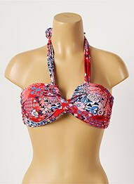 Sutien de costum de baie elasticitate top sutien modelat roșu SEAFOLLY femeie